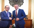 Veseli takoi ministrin e jashtëm të Shqipërisë, Ditmir Bushati